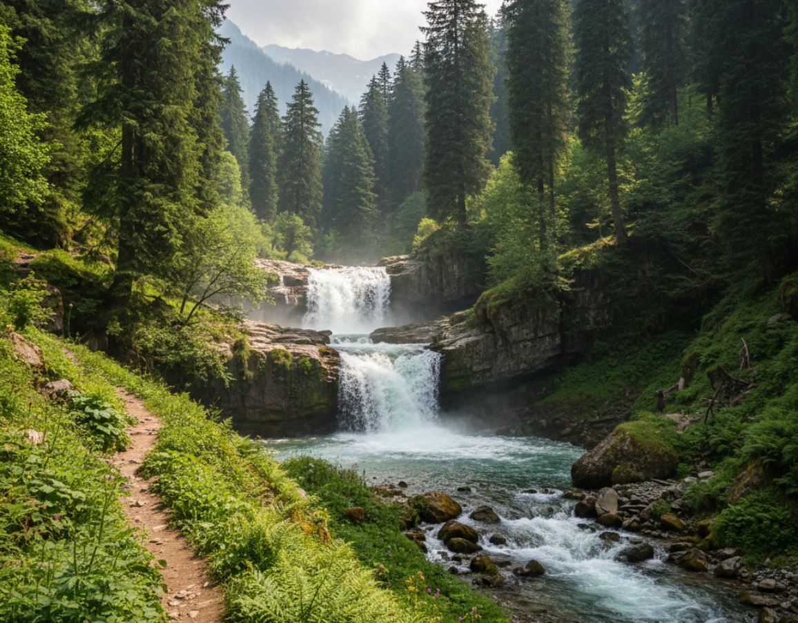Shrunz Waterfall